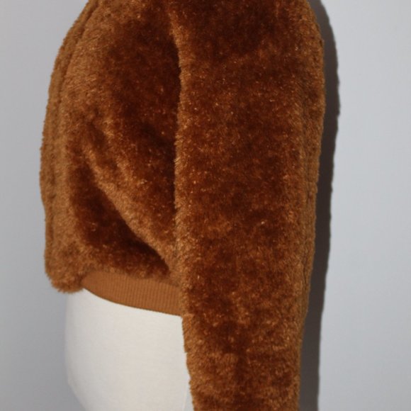 NWOT rag & bone Nikki Faux Fur Zip Front Jacket Coat M - Picture 4 of 8